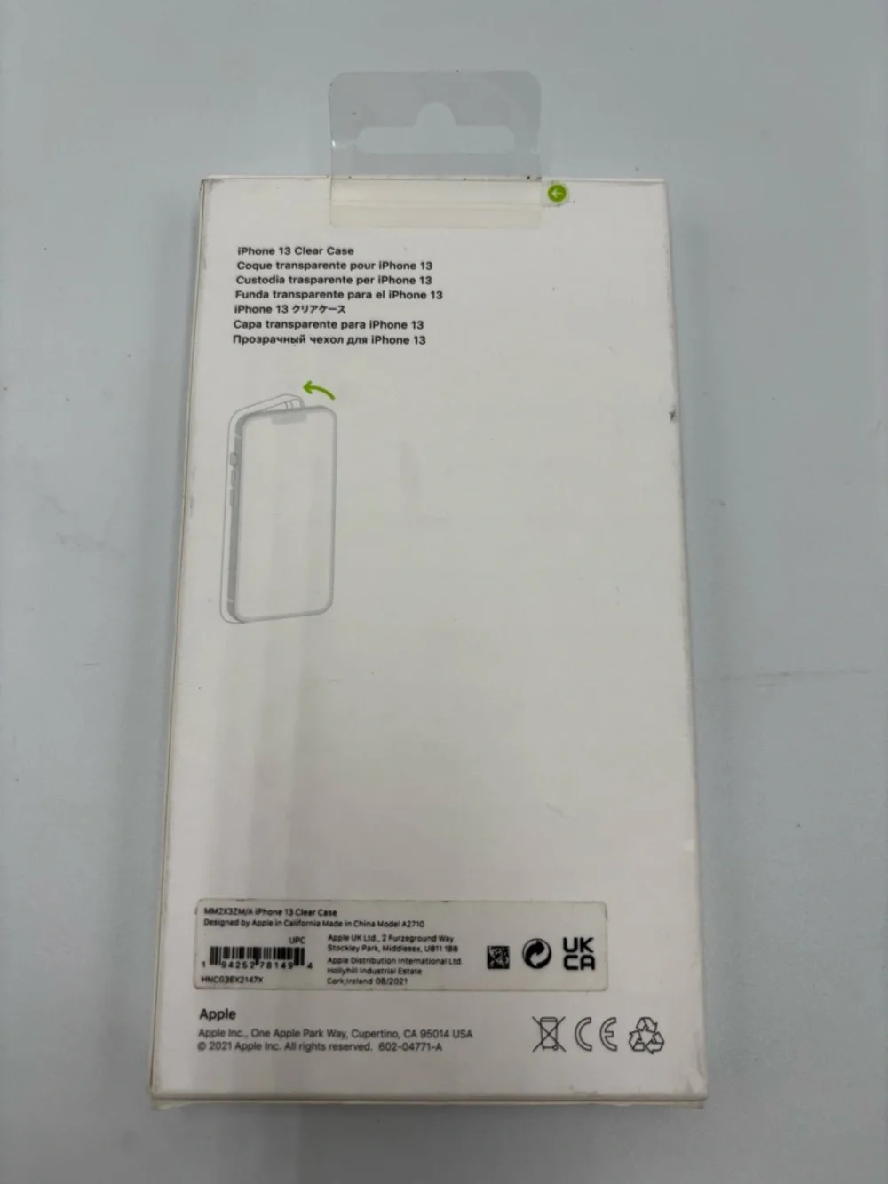 Apple Clear MagSafe iPhone 13 Case - Transparent